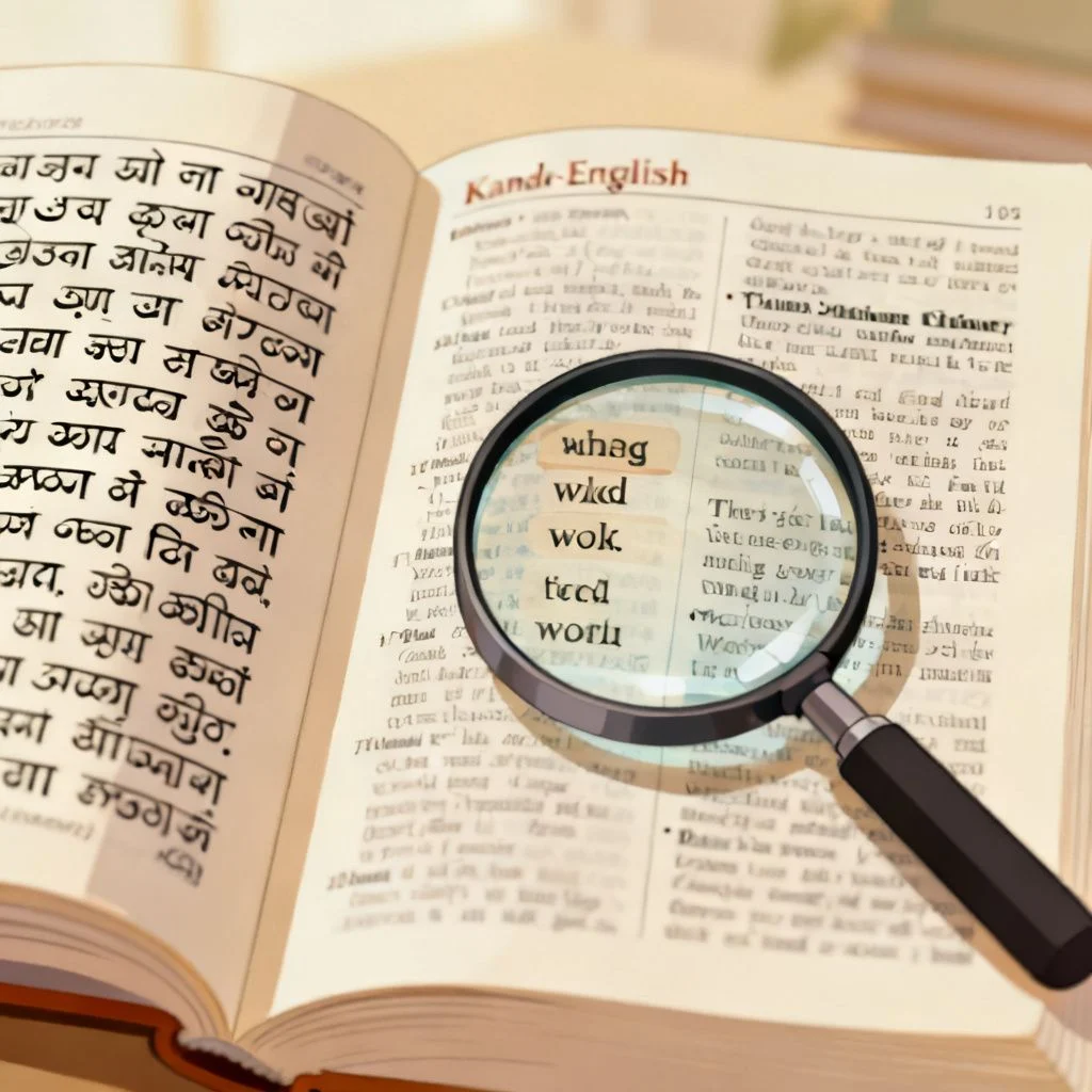 kannada translation to english illustration