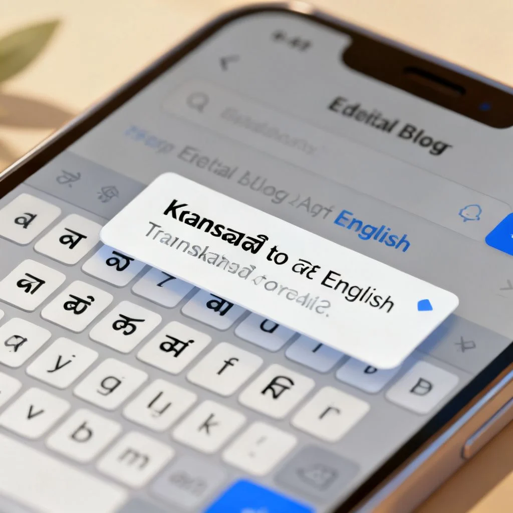kannada to english translation app illustration