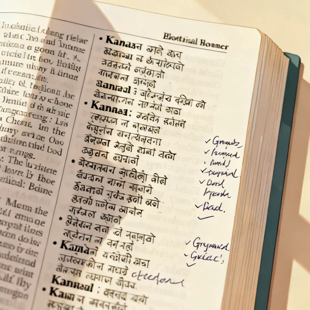 english kannada illustration