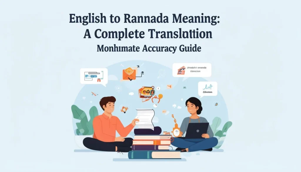 english to kannada meaning translation — English to Kannada Meaning Translation: A Complete Accuracy Guide