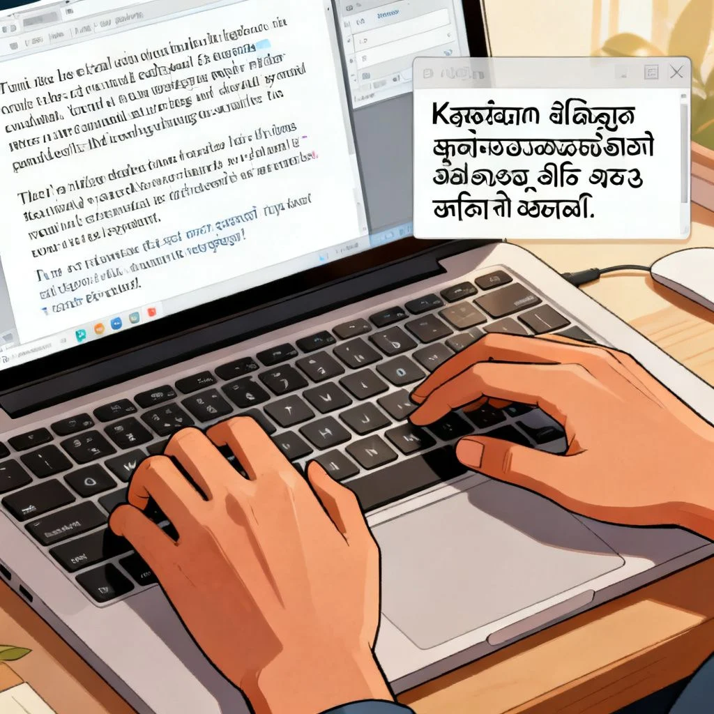 english to kannada translate illustration