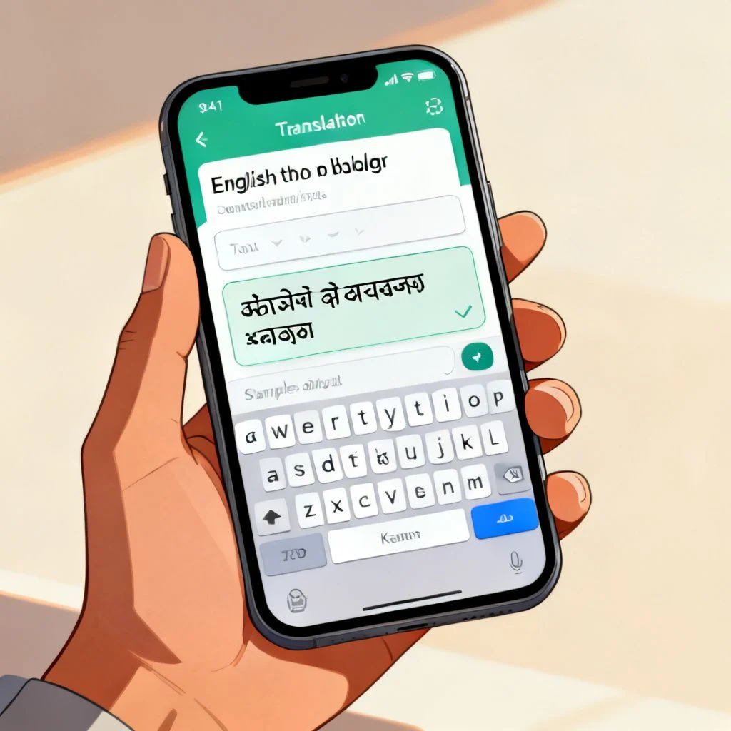 translate english to kannada photo illustration