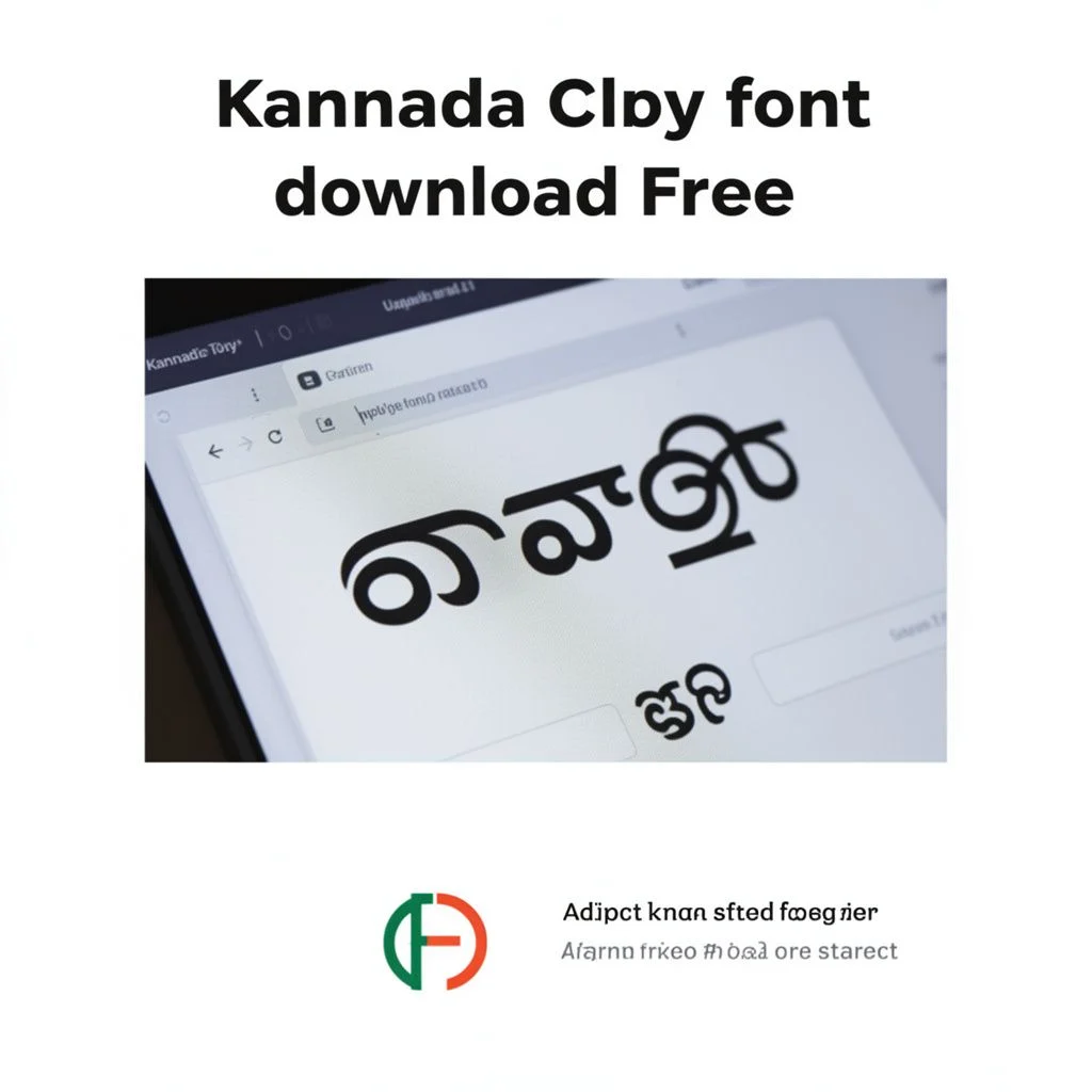 kannada font download free illustration