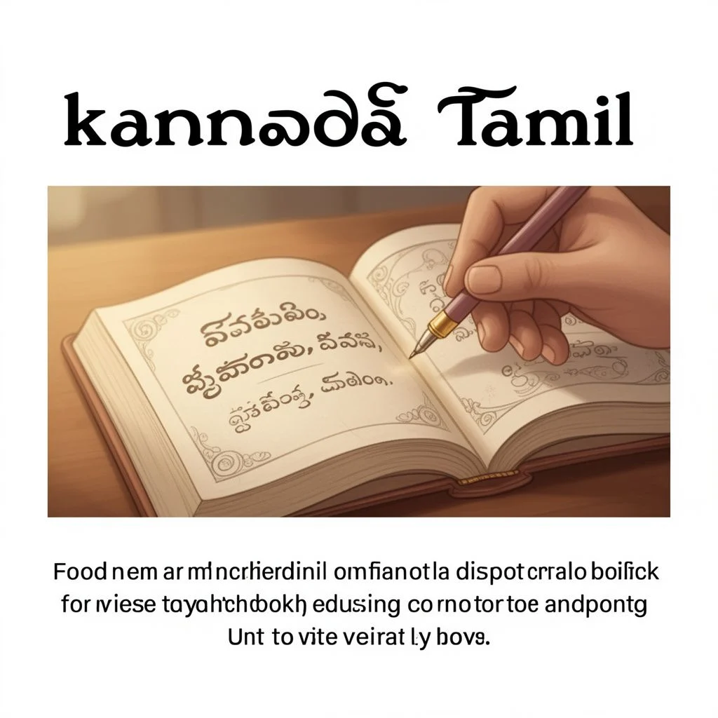 kannada Tamil illustration
