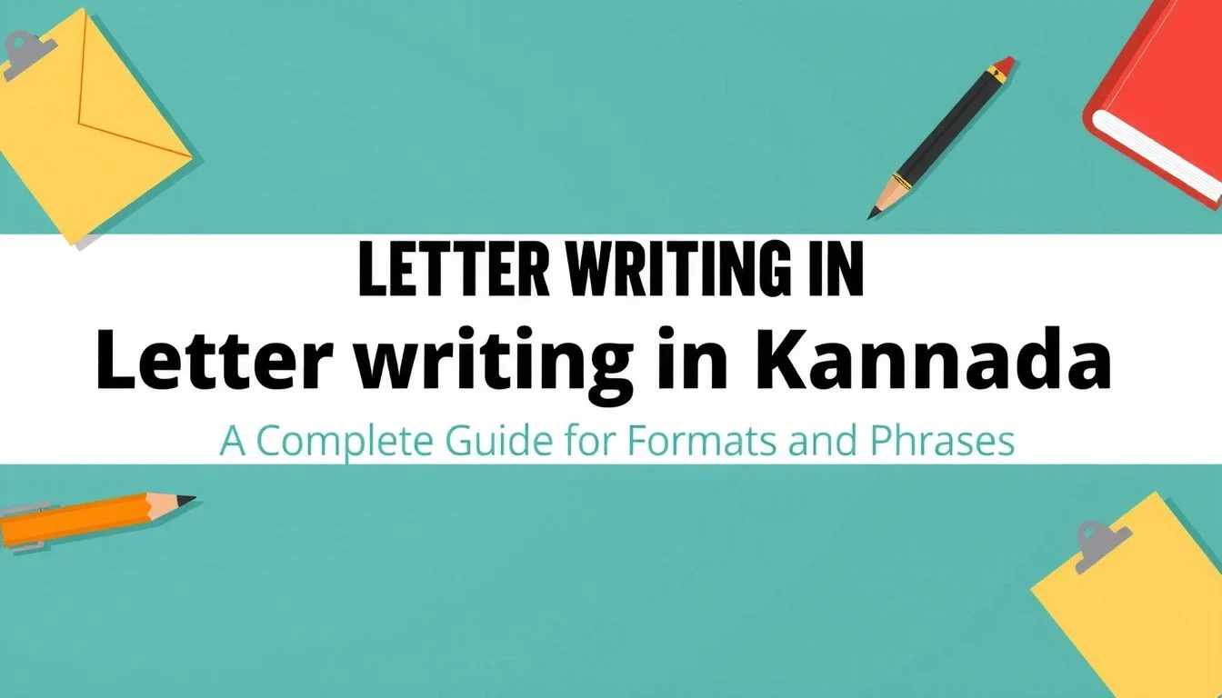 Letter Writing in Kannada: A Complete Guide to Formats and Phrases