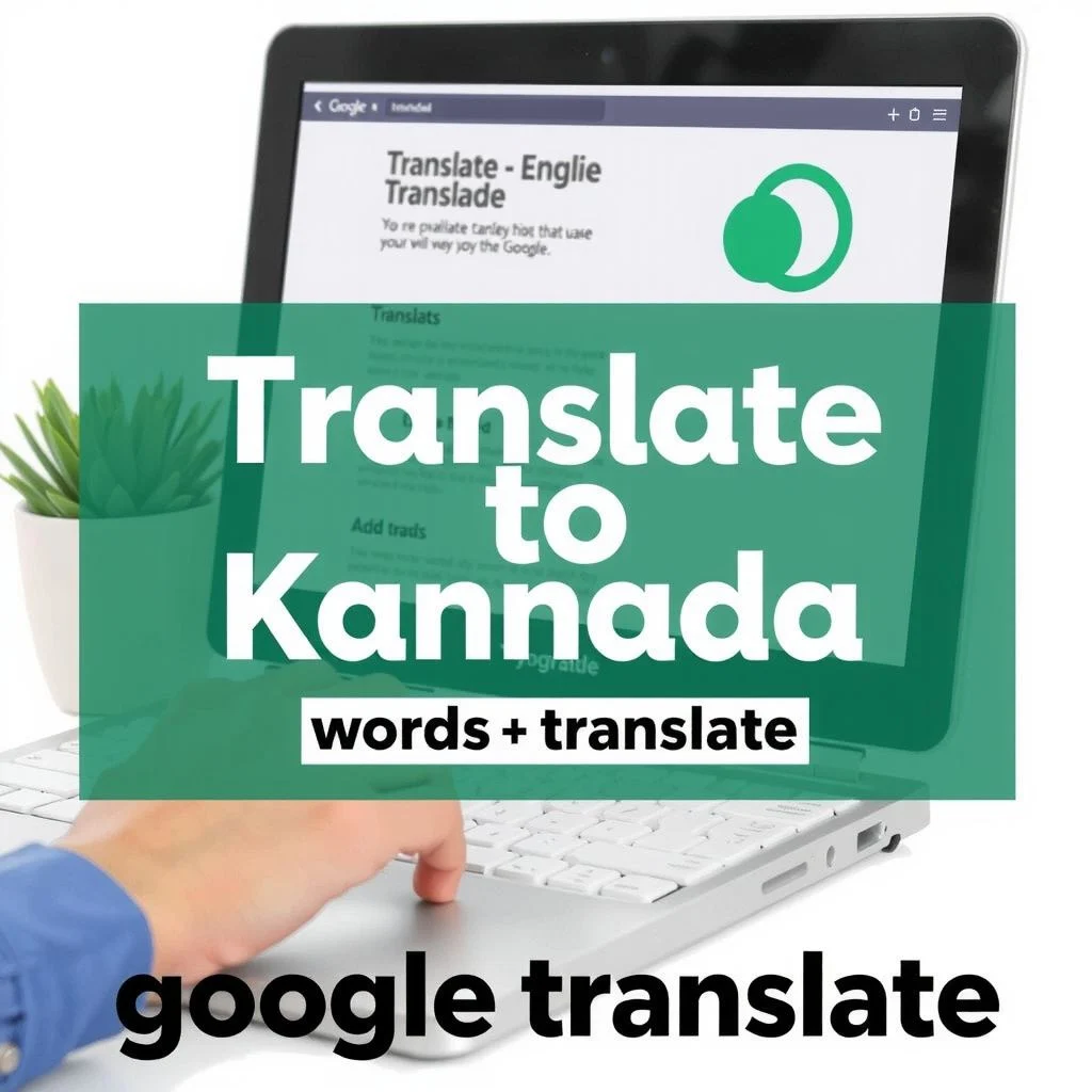 translate english to kannada words google translate illustration